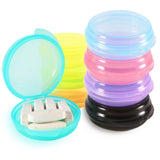 Small Pill Box,Cute Travel Pill Organizer Case Mini Tiny Clear Plastic Storage Containers Portable for Pocket Purse,Portable On-The-Go Pocket Pharmacy