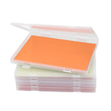 Portable A4 File Box Transparent Plastic Storage Box Document Paper Protector Desk Paper Organizers Case Magazine Organizers