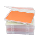 Portable A4 File Box Transparent Plastic Storage Box Document Paper Protector Desk Paper Organizers Case Magazine Organizers