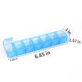 Weekly Pill Organizer, Portable 7 Day Daily Pill Box Case