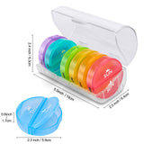 Weekly Pill Organizer 2 Times a Day, Daily AM PM Pill Box with 7 Detachable Pill Case，Portable Vitamin Pill Case，7 Day Pill Container