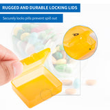 Monthly Pill Organizer,31 Day Pill Box,Daily Pill Case Container with 35 Big Removable Compartments，Perfect for Travelling